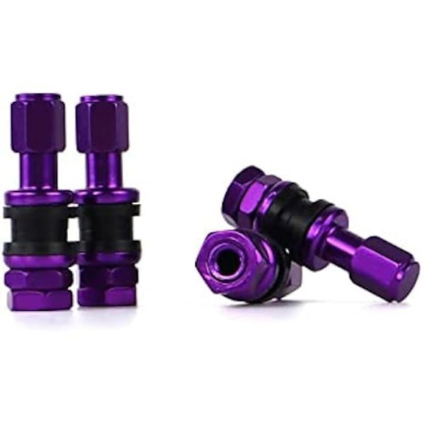 OMP-venttiili - Alumiini - Violetti - Universal Fit - 4 kpl - Pyöreä