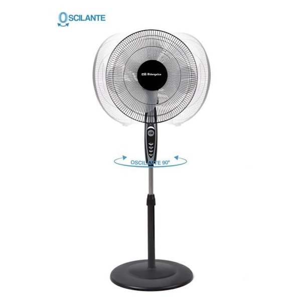 Orbegozo SF 0148 - Jalustatuuletin 40 cm Musta - 16707