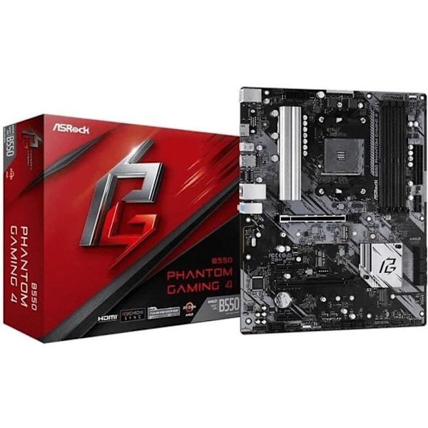 ASROCK B550M Phantom Gaming 4 moderkort