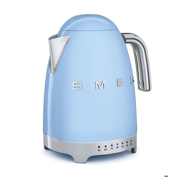 Smeg Trådlös vattenkokare 1.7l 2400w pastellblå - klf04pbeu
