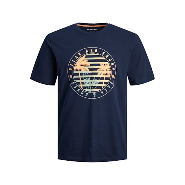 Lasten T-paita - Jack & Jones - SMU Vibe - 100% puuvillaa - Lyhyet hihat - Pyörökaulus marinblå blazer 10 år