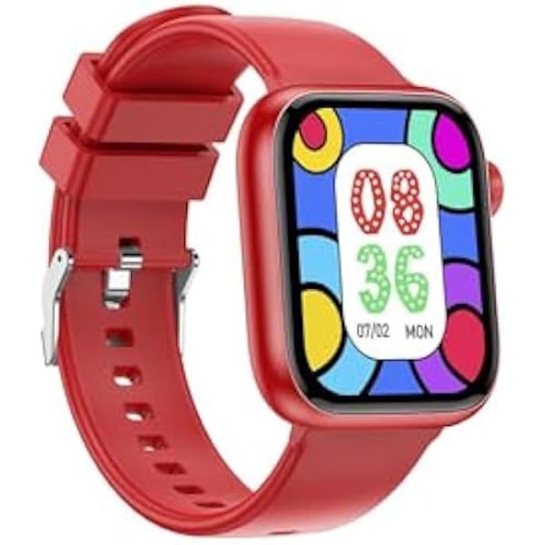 Connected Watch - FOREVER - Igo Watch 3 - Voice Assistant - Puls - IP67 - Bluetooth 5.3 - Rød Röd