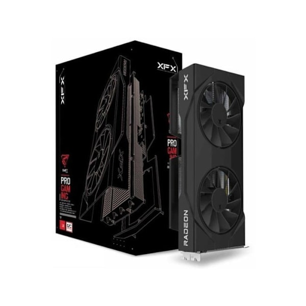XFX SWIFT AMD Radeon RX 9060 XT OC 8GB GDDR6 FSR 4 Valkoinen