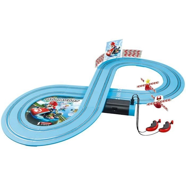 Mario Kart Circuit - CARRERA-TOYS - Täydellinen laatikkosarja, jossa on 2 kauko-ohjattavaa autoa ja ohjaimia Flerfärgad