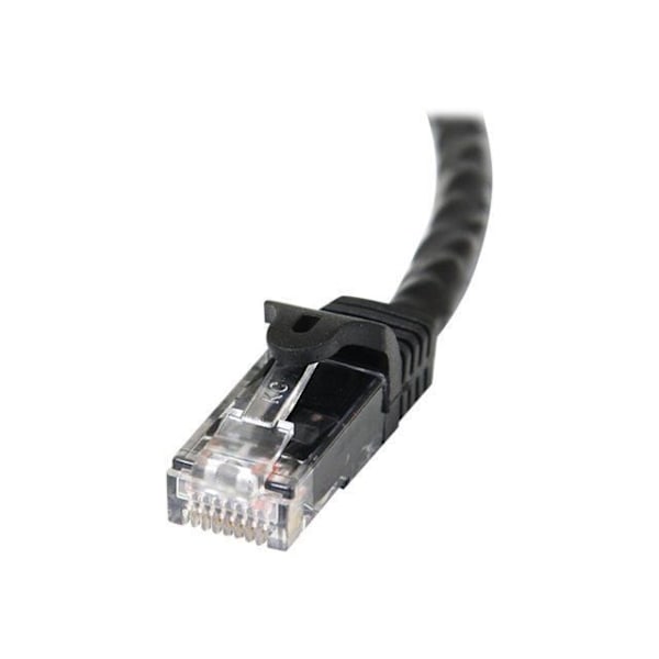 STARTECH Cat6 Gigabit UTP-netværkskabel - Hookless - 10 m - Anti-Snag RJ45 Ethernet-ledning - Han / Han Patch-kabel - Sort