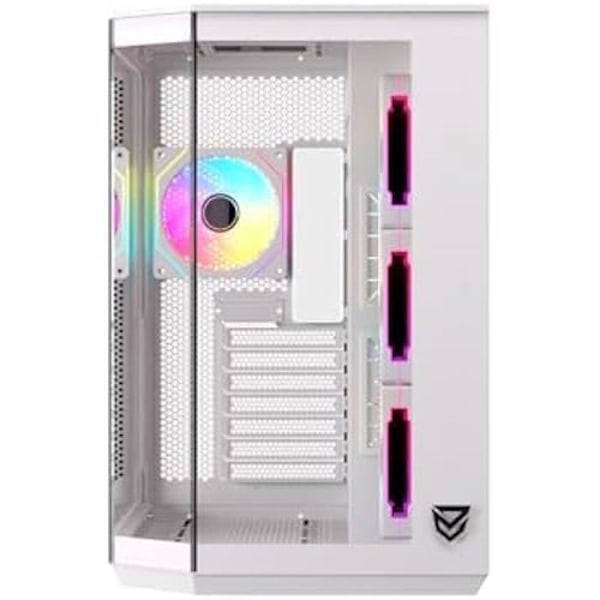 PC taske - NFORTEC - Pulsar - ATX - Hærdet glas - 4 A-RGB fans