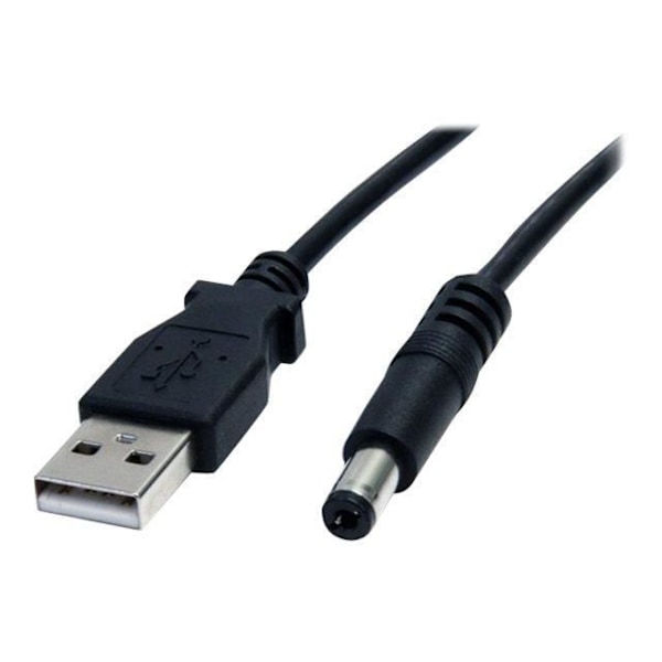 USB-DC tyyppi M 5 V virtajohto - STARTECH - 2 m - Musta - Elinikäinen takuu