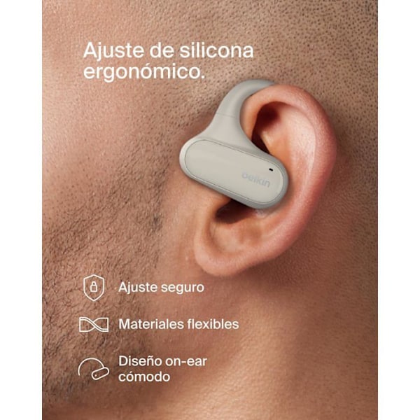 BELKIN SOUNDFORM CLEARFIT ÅBEN Sand