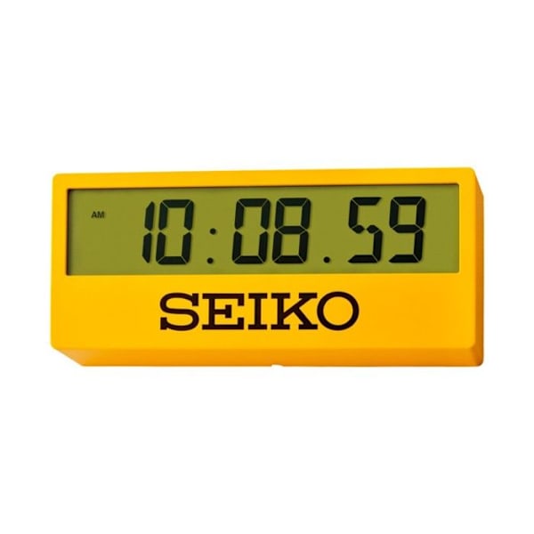 Vækkeur - SEIKO - QHL073Y - Gul - Japansk kvarts - Alarm Gul
