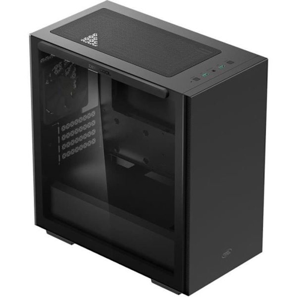 DEEPCOOL Macube 110 Sort - Kasse uden strømforsyning - Mini tower - Micro-ATX-format