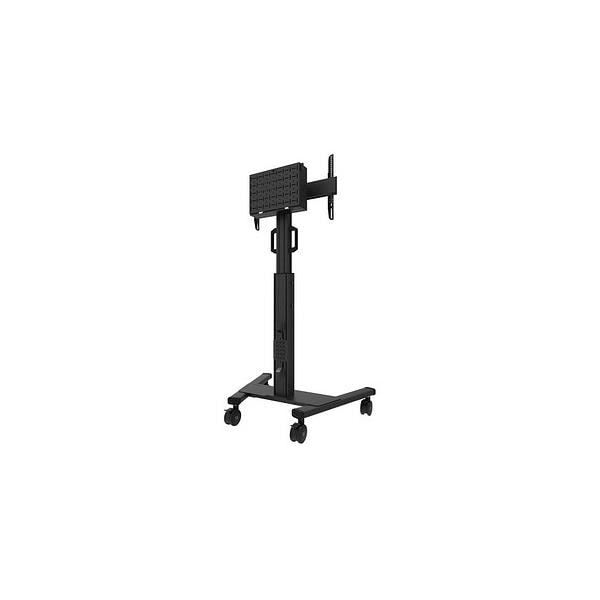 Gulvstøtte - NEOMOUNTS - FL50S-825BL - Sort - Skærm 37'-75' - Højde justerbar 114.5-153.5 cm
