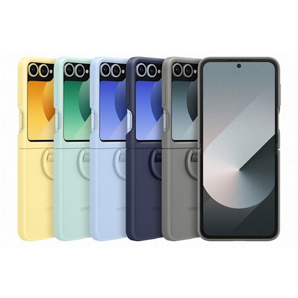Coque - Samsung - Galaxy Z Flip 6 - Silikone - Blå - Optimal beskyttelse Blå