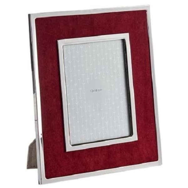 Valokuvakehys - Giftdecor - 18 x 13 cm - Nukka - Alumiini - Ruskea/Hohtava hopea brun, silver