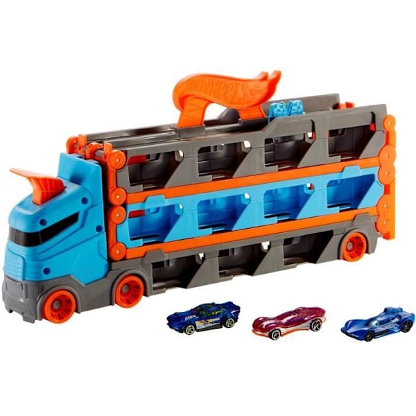 Hot Wheels - Super expanderbar transporter - Krets / Liten bil - Från 4 år GVG37 Flerfärgad