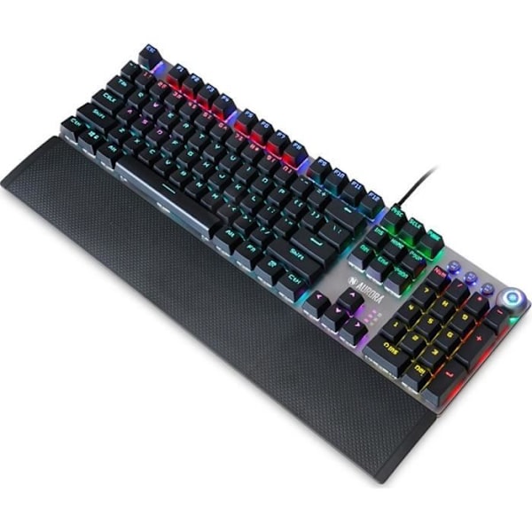 Pelaaavain - Ibox - Aurora K-3 - Taustavalaistu RGB - Mekaaninen - Langaton