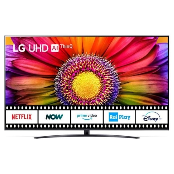 LG Display Digitale 75UH5N-E 75 tommer UHD 4K IPS LED Wi-Fi Bluetooth Sort