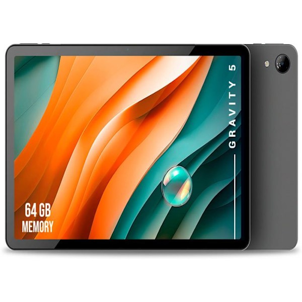 SPC Gravity 5 - 11 tuuman tabletti musta, IPS InCell -näyttö, kahdeksanytiminen, 6000 mAh, 4 Gt RAM, 64 Gt laajennettava tallennustila, WiFi 6, lataus Harmaa
