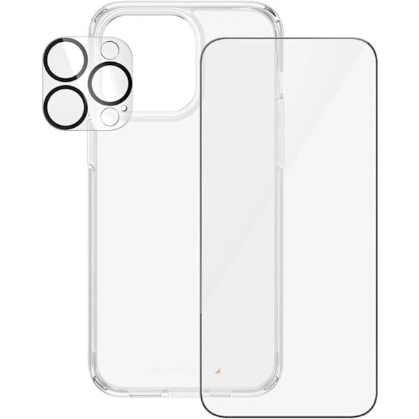 Panzer Glas Kraftig 3 i 1 Bundle Pack til iPhone 15 Pro Max 6,7" - B1172+2812