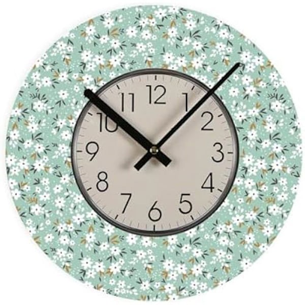 Væghue - VERSA - Blomster - Træ - 31,5 cm - Multifarvet - Moderne Design Flerfärgad