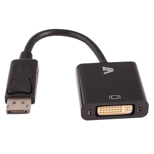 DisplayPort/DVI videokabel - V7 - 1,5m - Videooverførsel - Sort Svart