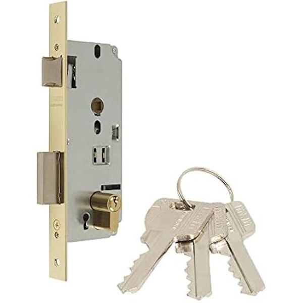 Lås - MCM - m55305 - Messing - 40 mm - Cylinder (med stifter)