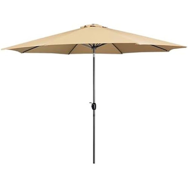 Parasol - Marbueno - 10482 - Stål - 270 cm - Brun - Fällbar kastanj
