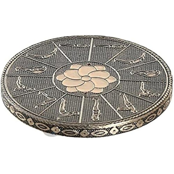 Tuki - DKD HOME DECOR - Monivärinen - Alumiini ja puu - 10 x 10 x 1 cm - Sisustus
