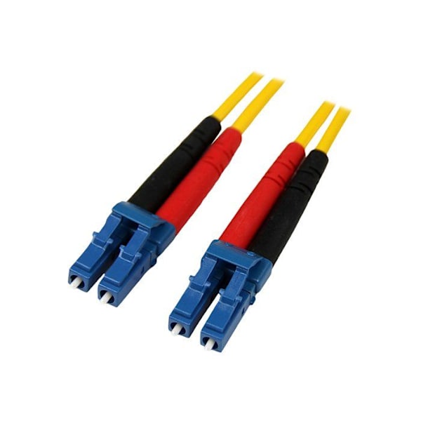 Fiber Optisk Netværkskabel - StarTech - LC til LC - Duplex Enkeltmode 9/125 - Gul - 1 m