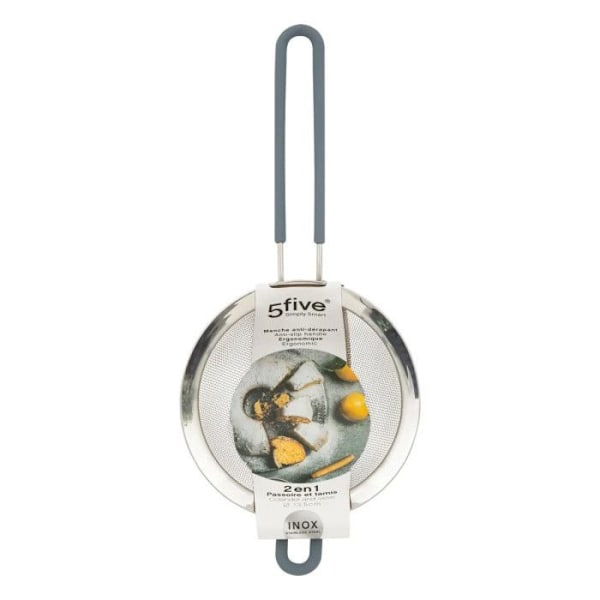 Sigte - Inox - 13 cm - Ergonomisk - Praktisk - Antiskrid Håndtag Grå