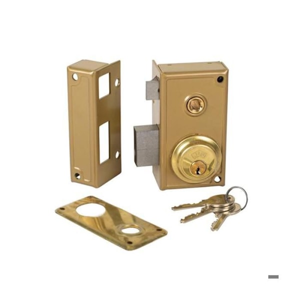 GENERISK overfladelås - JIS 35-6d JIS - Sikkerhedsniveau 6 - Halv cylinder 60mm - 5 ben