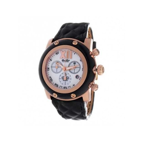 Ur - Glam Rock - GR11133 - Ø 46 mm - Læder - Vandmodstand 10 Atm Vit