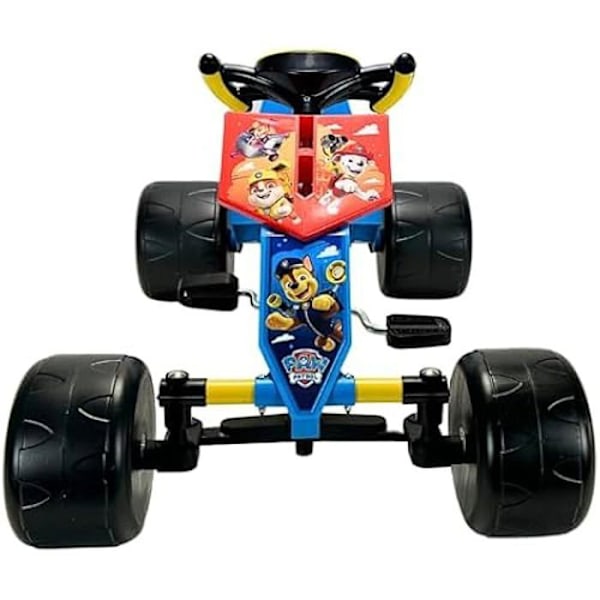 Pedal Go Kart - INJUSA - Paw Patrol - För barn 2-4 år - Metallchassi - Fast växellåda