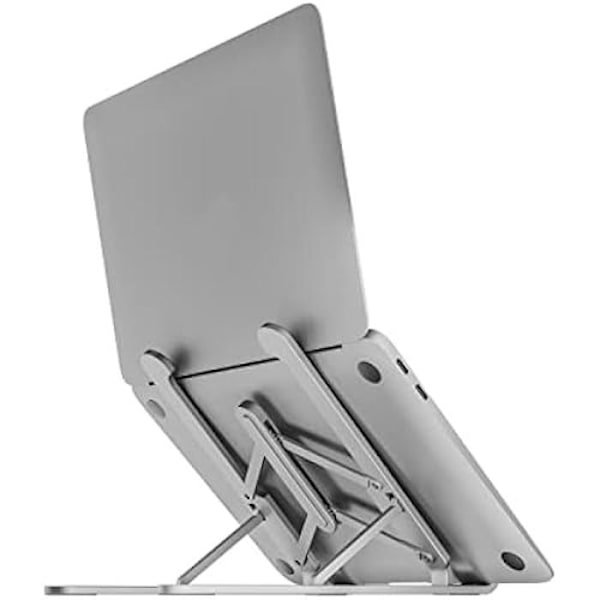 AISENS LPS1M-099 Justerbar Laptop/Tablet Bordstand, Sølv