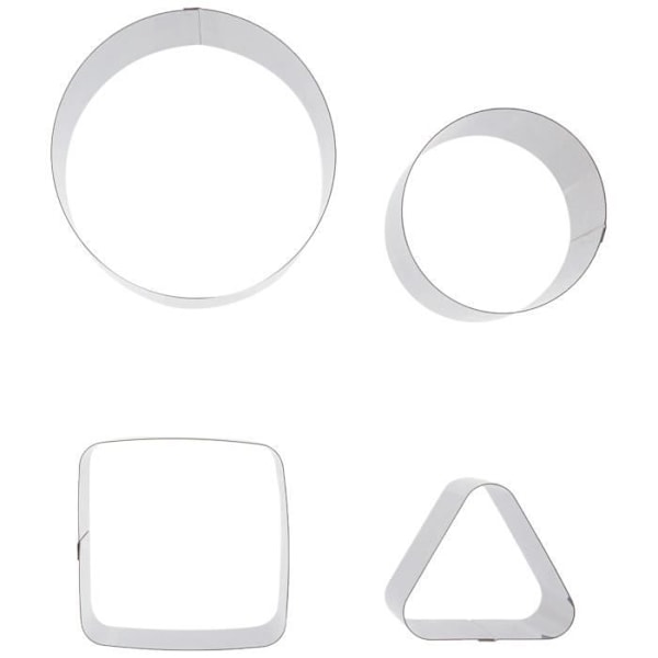 Moules pour façonner des plats 4 pcs Grandchef