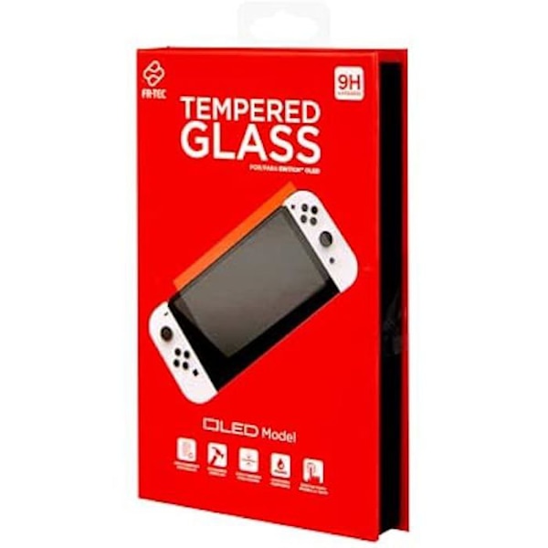FRTEC - Skärmskydd i härdat glas för Nintendo Switch OLED Transparent