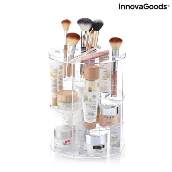 Makeup Organizer - InnovaGoods - Rolkup - 360° Rotational - Practical - Elegant Design