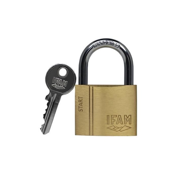 Riippulukko - Ifam - SR40 - Karkaistu teräs - 40mm - Avain - 2 avainta