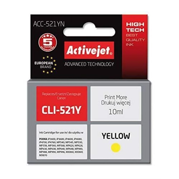 Active Jet ACC - 521Y Canon PGI - 520 Mustekasetti