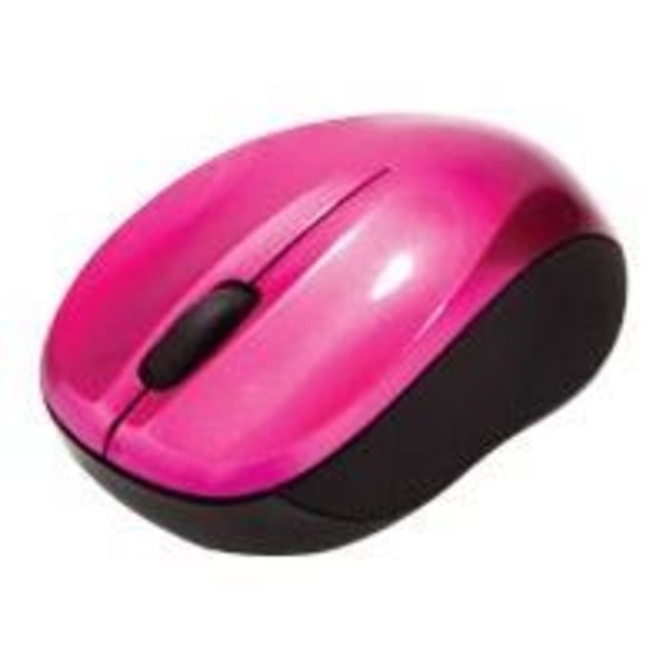 VERBATIM Mini trådløs rejsemus - 3 knapper - MAC - Pink