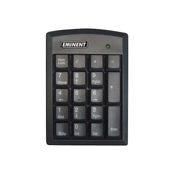 Eminent EM3102 Numerisk Tastatur USB Sort
