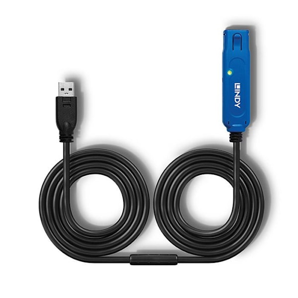 USB-kaapelin pidennys - Lindy - USB 3.1 Gen 1 - 15 m - Aktiivinen - Tyyppi A uros naaras