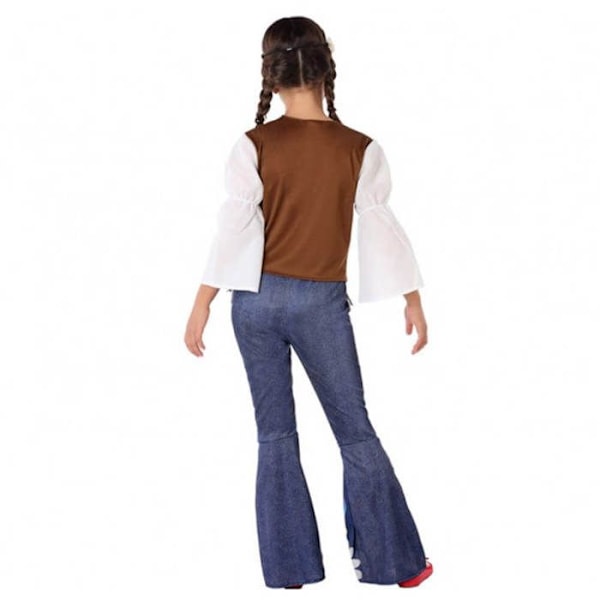 Hippiekostym - Flicka - Storlek 7/9 år - 7/9 år (122 till 134 cm)