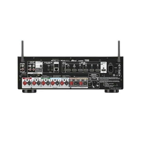 Kotiteatterivahvistin - Denon - AVR-X1800H DAB - 8K - Dolby Atmos - Integroitu HEOS
