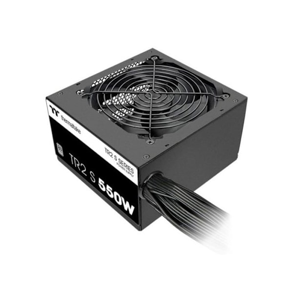 Thermaltake 550W Strømforsyning 80 PLUS Certificering ATX Aktiv PFC Sort Ikke Modular Sort