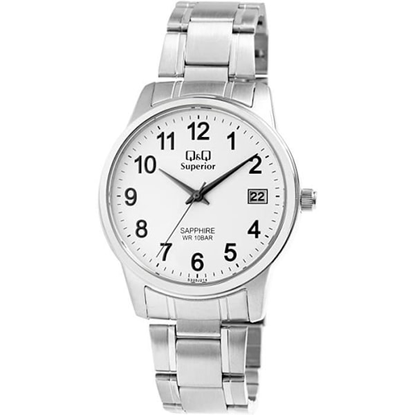 Ur - Q&Q - S330J214Y - Quartz - Rustfrit stål - Hvid urskive Pengar