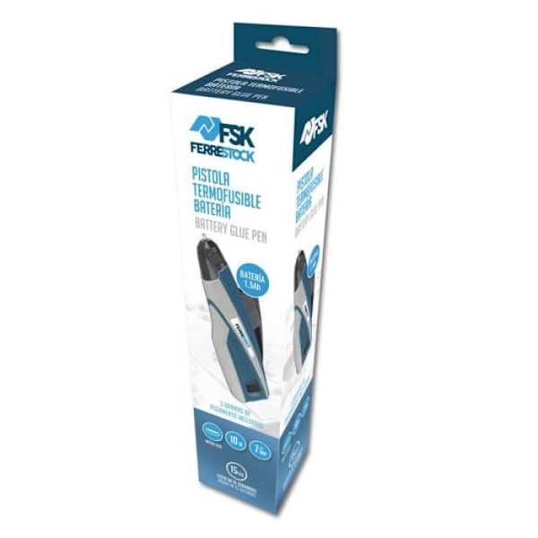 Termofugepistol - Ferrestock - 10 W - Ergonomisk - Genopladelig USB - Dryppesikker