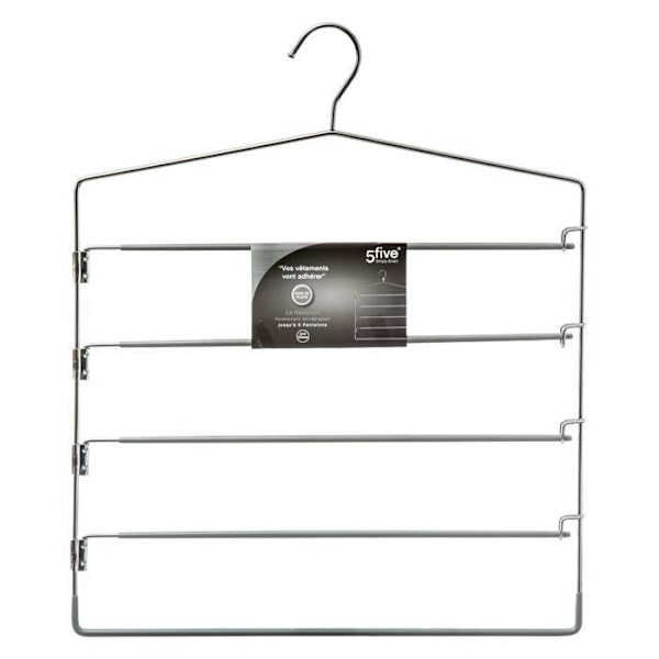 Housuripustin - AC-DÉCO - 37 x 44,5 cm - Metalli - Harmaa - Seka Grå
