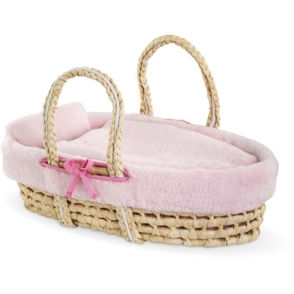 Vauvan tarvikkeet - COROLLE - Pehmopäiväkorin setti vaaleanpunaisena - 36 ja 42 cm vaunuille - alkaen 3 vuotta Rosa