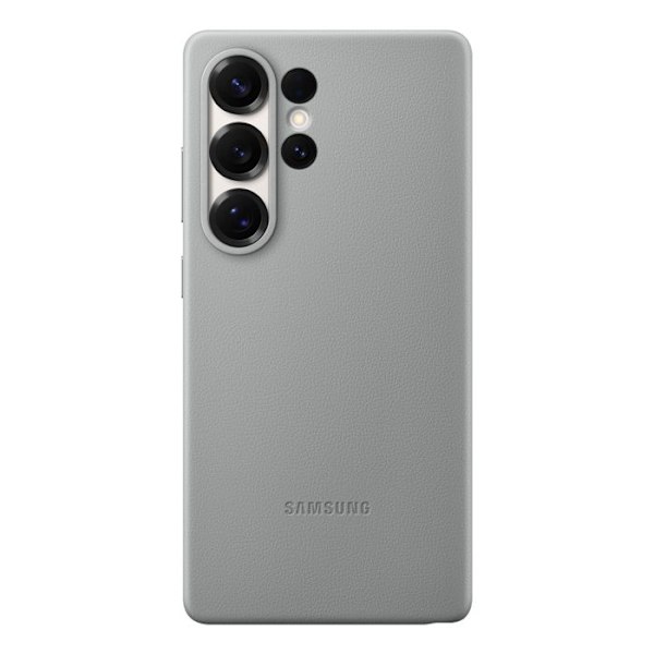 Coque för Samsung Galaxy S25 Ultra Original Läder Kindsuit Samsung Grå Grå