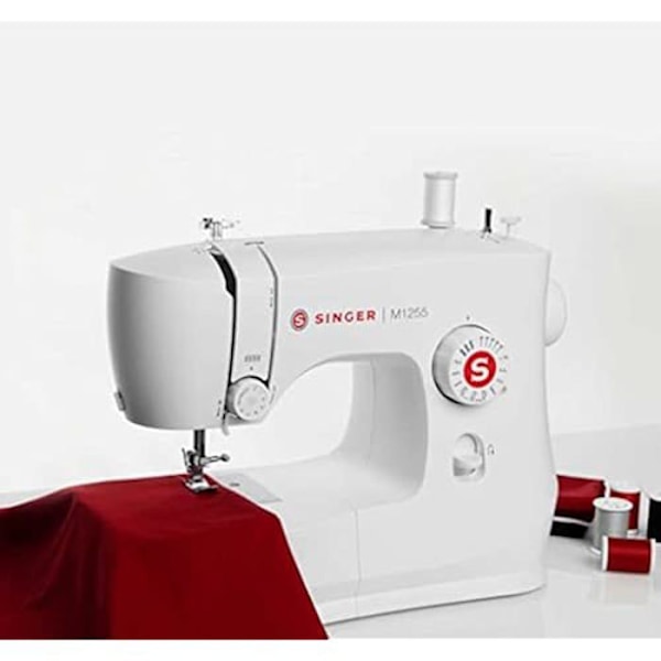 Symaskin - SINGER - 1255 - 45 applikationer - Tyst drift - Bärbar